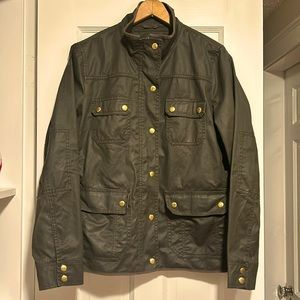 J Crew Waxed Barnyard Jacket